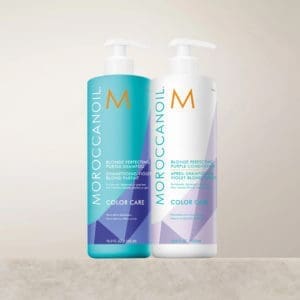 Moroccanoil Blonde perfecting  Shampoo & Conditioner Duo - 2 x 500ml